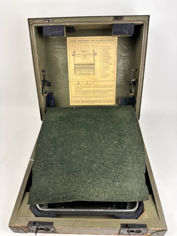 Waffen-SS typewriter  "Olympia"in norginal box