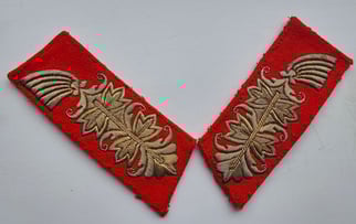 WW2 Wehrmacht Kragenspiegel für General