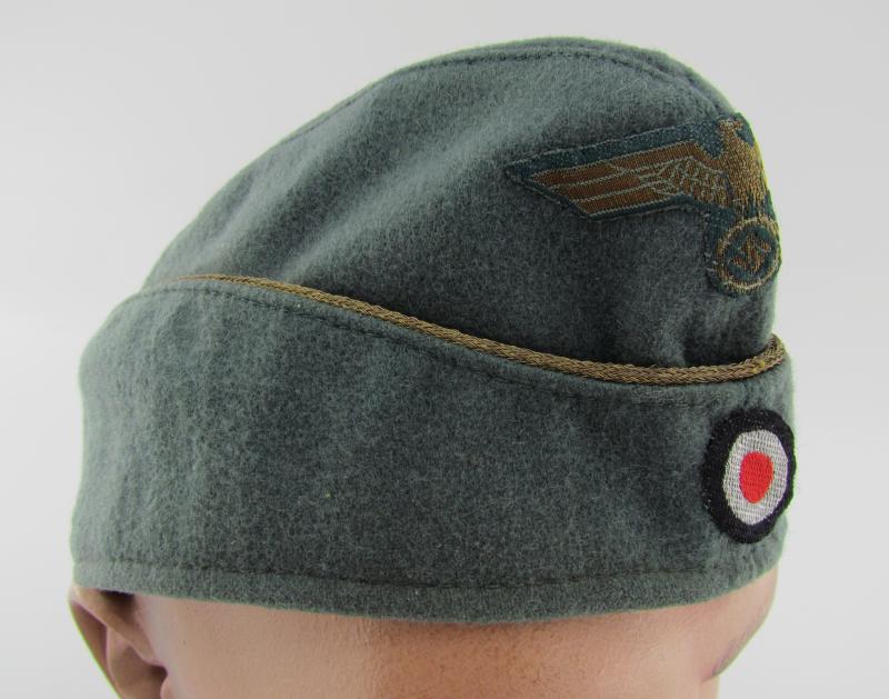 2x Kriegsmarine Coastal Artillery Officer's Overseas Cap