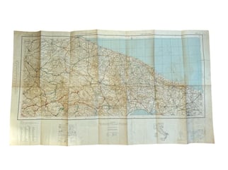 US WWII Road Map for the Italian Campaign...