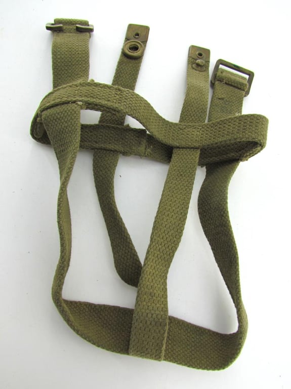 British WWII P37 Web Skeleton Water Bottle Canteen Carrier