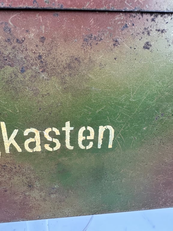 Rare MG34/42 "Werkzeugkasten" 3 tone normandie camo. 1945