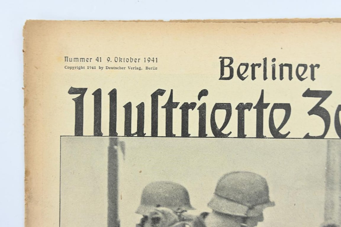 German Berliner Illustrierte Zeitung Newspaper 1941