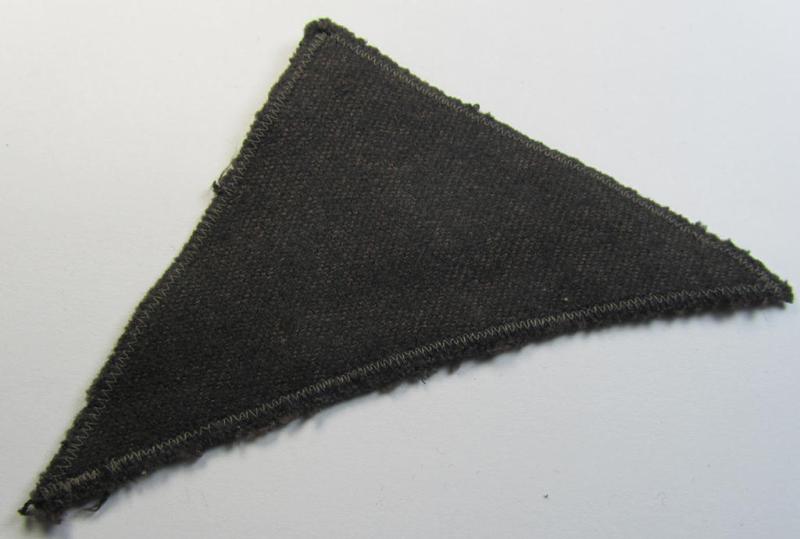 Attractive, German Red Cross (ie. 'Deutsches Rotes Kreuz' or 'DRK') greyish-coloured- and/or (typically) triangular-shaped arm-eagle entitled: 'Kempen-Krefeld 2' as was executed in the neat 'BeVo'-weave pattern