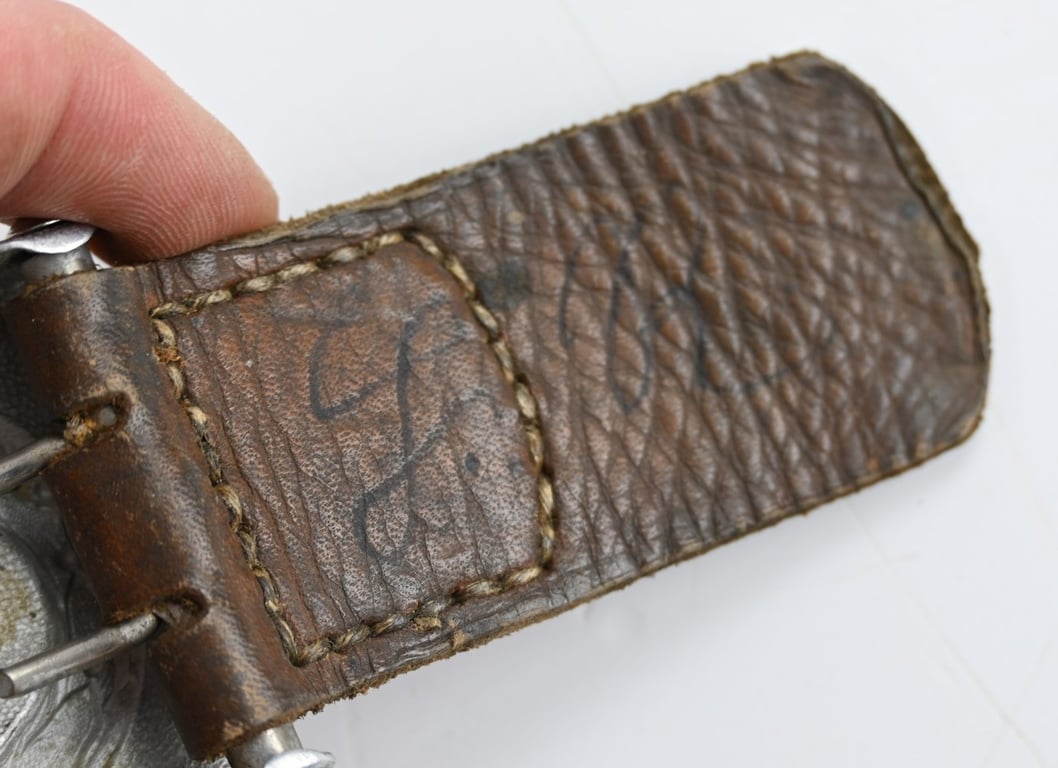 German LW Crank Catch Beltbuckle with Tab 1937