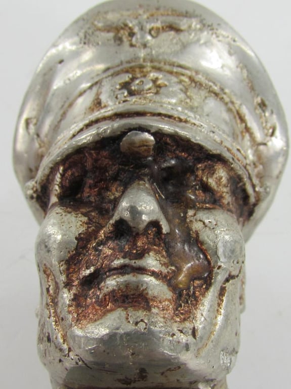 Small Third Reich Officer Head Desktop Bust