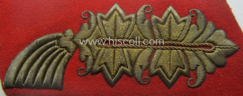 Truly worn- and clearly tunic-removed, fully matching pair of WH (Heeres) 'Kragenspiegel für Generale des Heeres'