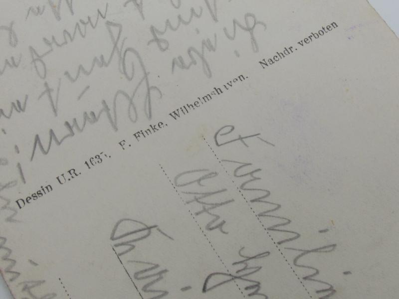 Postcard "Line ship Silesia" (Linienschiff Schlesien)