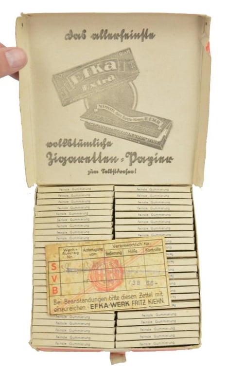 German Large Package of Efka Cigaret Papers