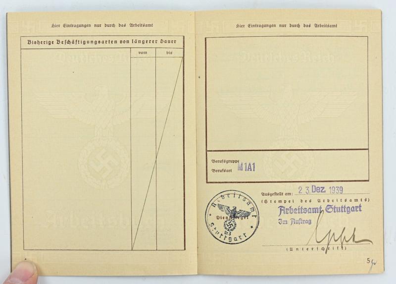 German Third Reich Workerspass