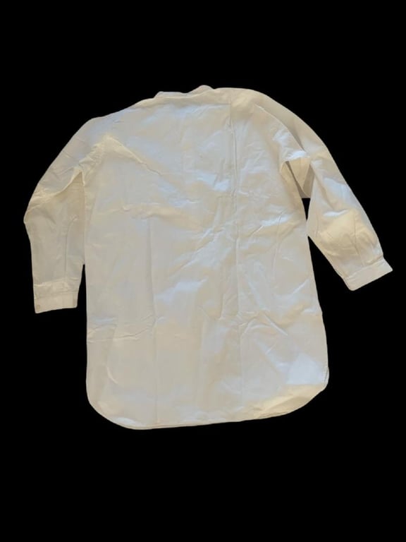 White Cotton Blouse Stamped 1945 And Named