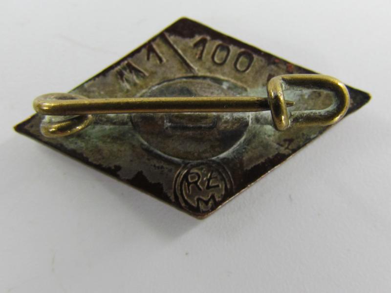 Hitler Youth Membership Pin by RZM M1/100
