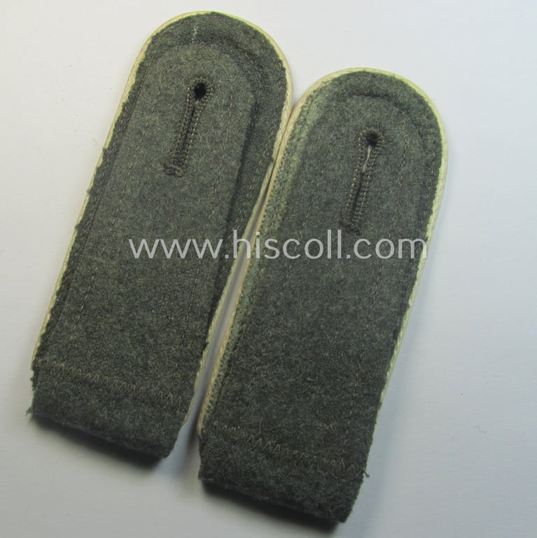 Pair of WH (Heeres) NCO-type (ie. 'M41- o. M43'-pattern) shoulderstraps: 'Uffz. eines Infanterie-Rgts.'