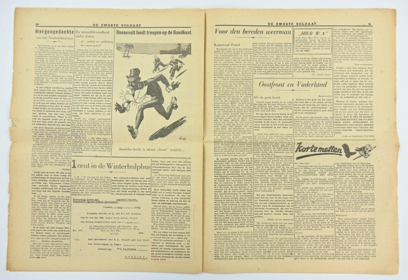 Dutch SS Magazine 'De Zwarte Soldaat' 1942
