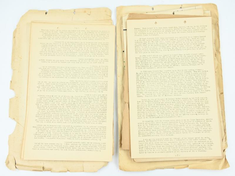US WW2 82nd Airborne Division Battle of the Bulge Document Set