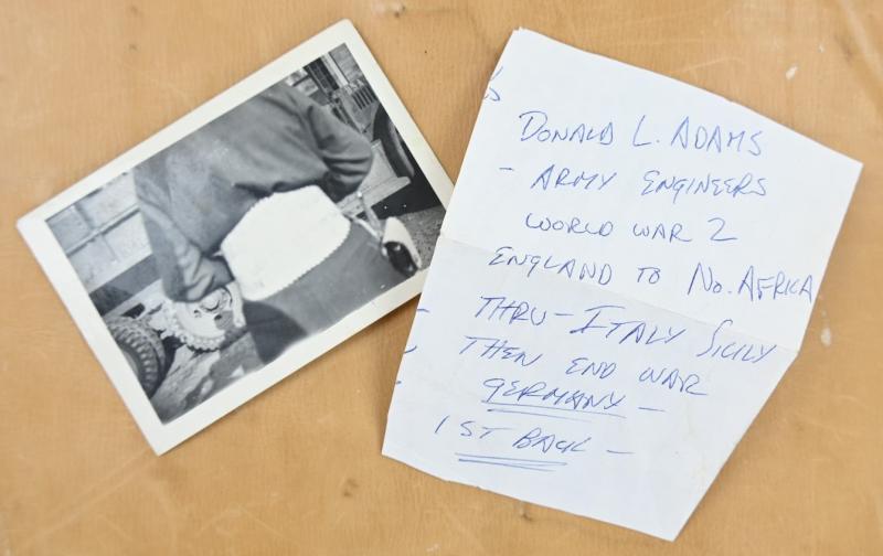 US WW2 Named Motorcyclist 'Souvenirs' Kidney Belt