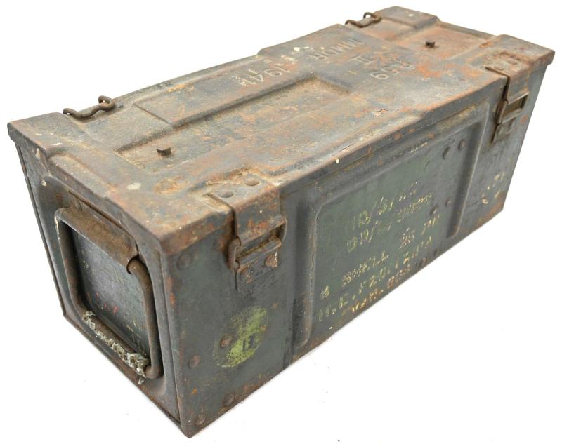 British WW2 25pds Grenade Box with Frame