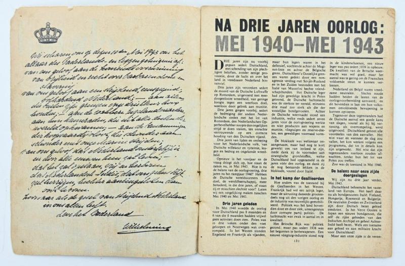 British WW2 RAF Droppingsflyer 'De Wervelwind'