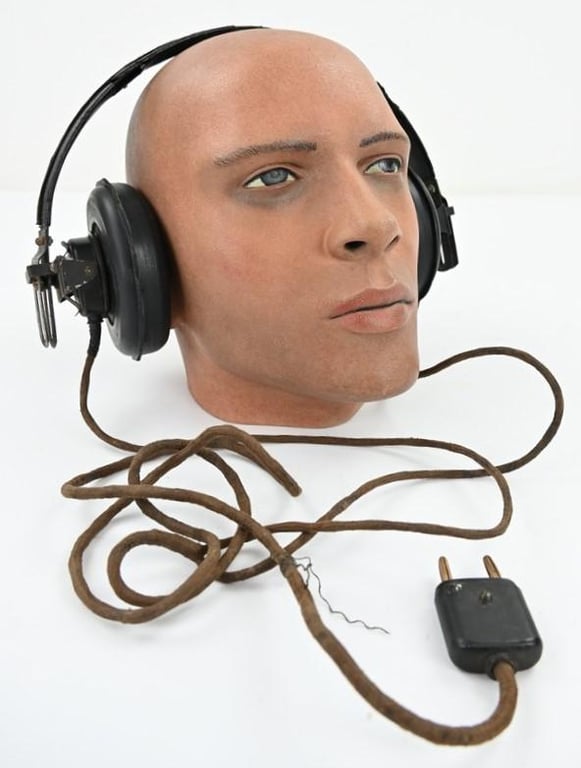 German WH Panzer Headphone 'Dfh.b'