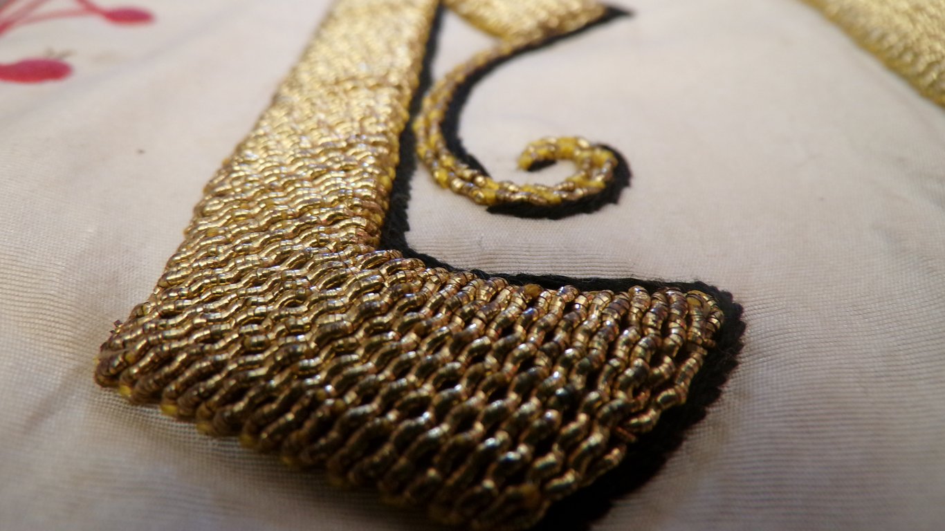 Imperial Prussian Silk Fahne Gold Bullion 1872