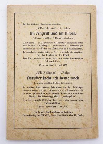 German Book VB-Feldpost 1 Band