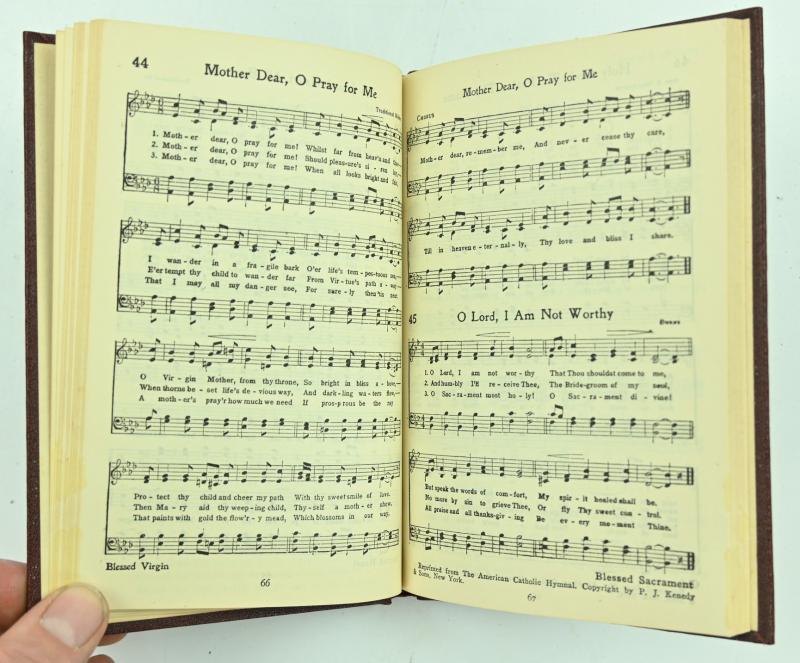 US WW2 Song and Service Book