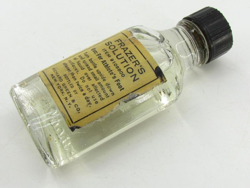 US WWII Frazer's Solution small bottle