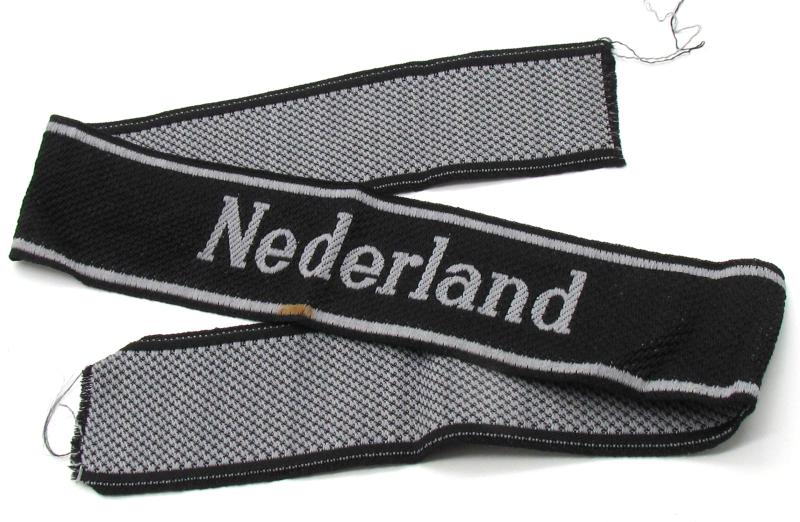Waffen-SS BeVo 'Nederland' Cufftitle