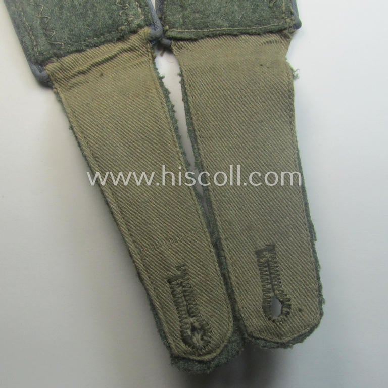 Pair of WH (Heeres) early-war-period- (ie. 'M41'- ie. 'M43'-pattern), NCO-type shoulderstraps as was intended for an: 'Uffz. eines Nachschub-Abtlgs.'