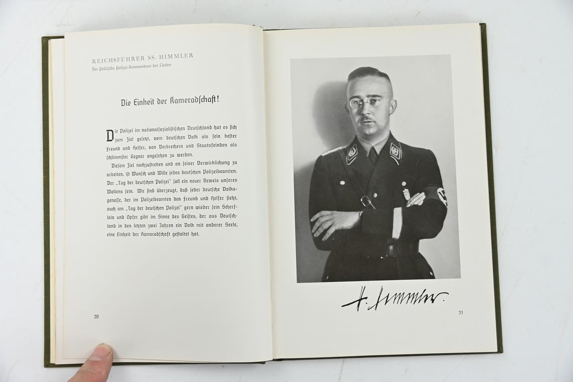German Book Tag der deutschen Polizei 1934