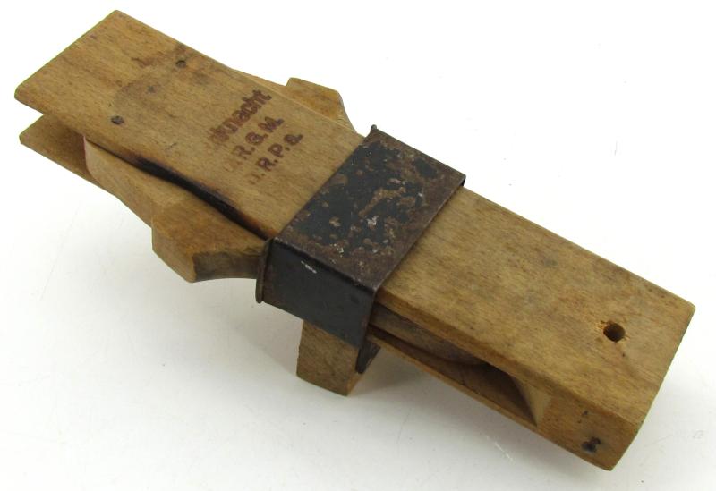 'Deutsche Wehrmacht' wooden- and metal-based (partly foldable) boot-removing device aka: 'Stiefelknecht'