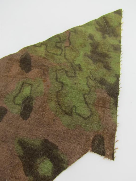 Original Waffen SS Oak B Camouflage Part of Smocks, Zeltbahn etc.