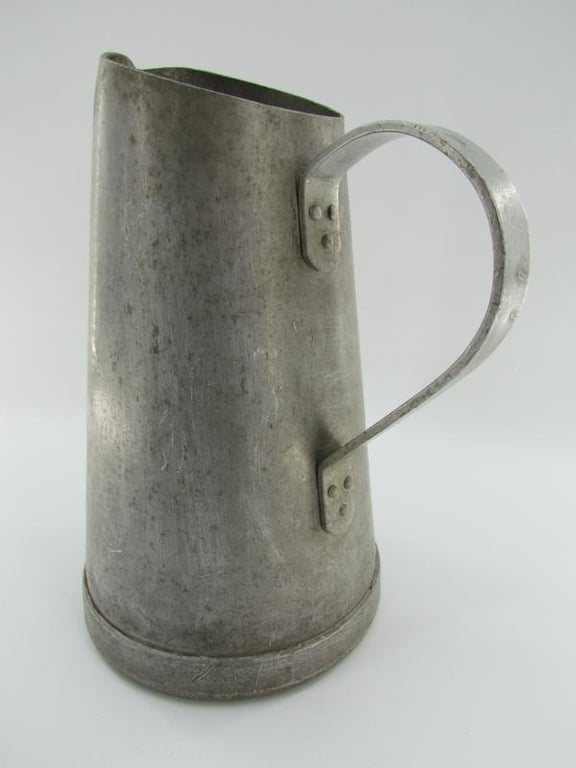 Wehrmacht Aluminum Pitcher marked RFI 36