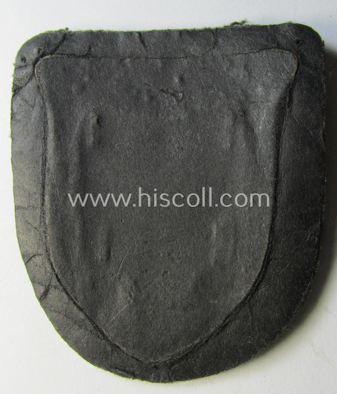 Superb - and very nicely preserved! - WH (Heeres ie. Waffen-SS) 'Krim'-campaign-shield (as was produced by a by me unidentified maker) and that comes in a presumably issued - albeit 'virtually mint', condition