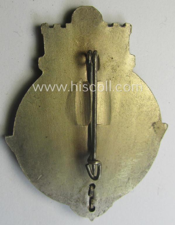 Rarely found, HJ- ie. BDM (ie. 'Hitlerjugend' or: 'Bund Deutscher Mädel') related day-badge: 'Reichskampf Hamburg 1938'