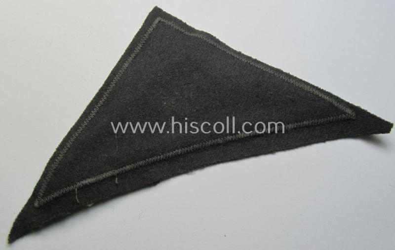 Attractive, German Red Cross (ie. 'Deutsches Rotes Kreuz' or 'DRK') related, EM- (ie. NCO-) type, greyish-coloured- and/or (typically) triangular-shaped arm-eagle as executed in the neat 'BeVo'-weave pattern entitled: 'Waldshut'