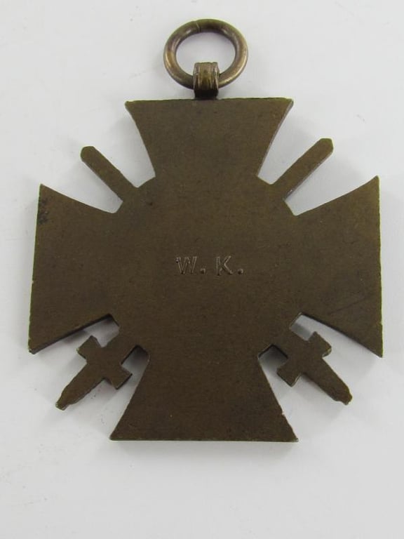 Ehrenkreuz für Frontkämpfer 1914-1918  ( Marked W.K. )