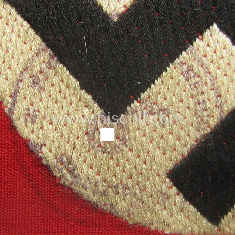 N.S.D.A.P.-related party-armband (ie. 'Armbinde') being of the 'entirely woven'-pattern