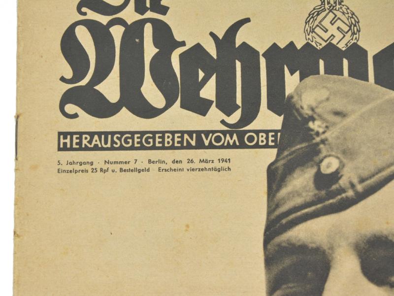 German 'Die Wehrmacht' Magazine 26 March 1941