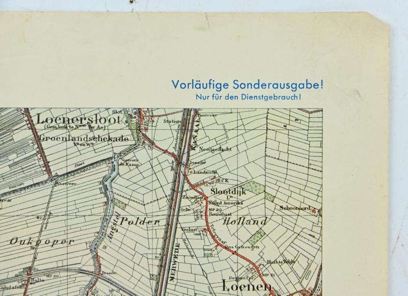 German Mapcard of 'Vinkeveen' Holland