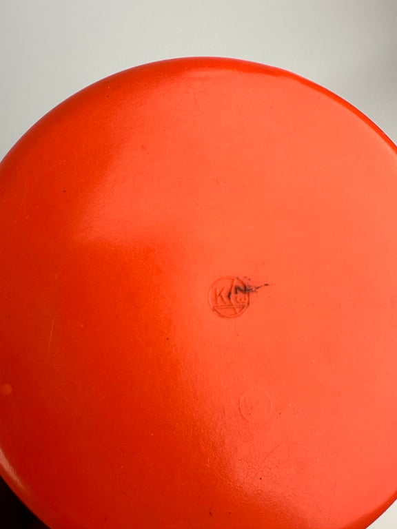 Butter Dish German (orange)