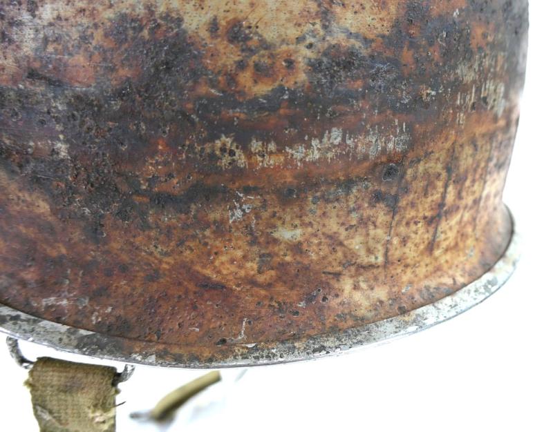 US WW2 Salty Navy M1 Helmet