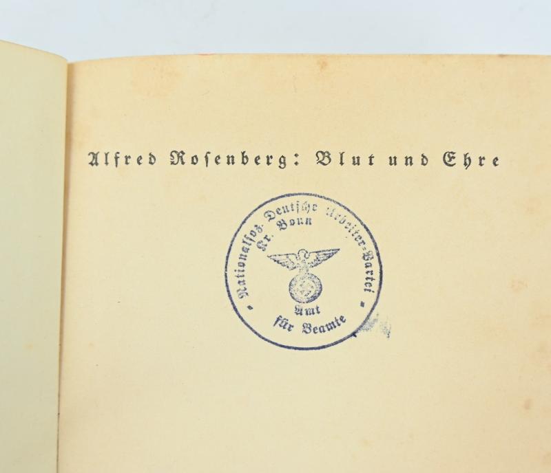 Book Alfred Rosenberg 'Blut und Ehre'