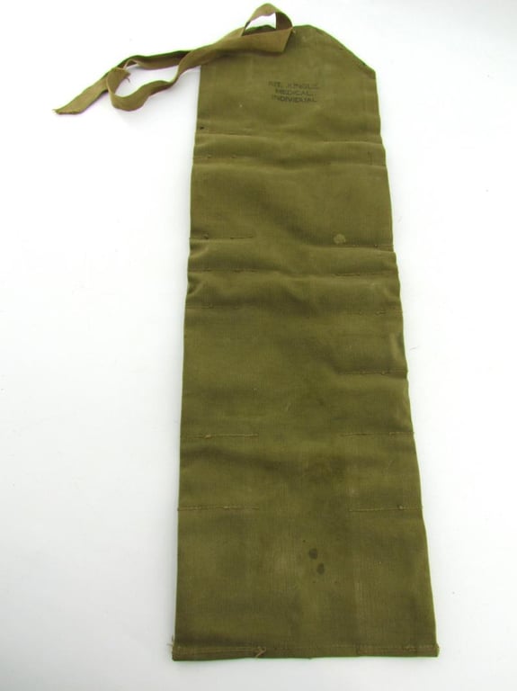 US WWII M1 Jungle First Medical Aid Kit Bag