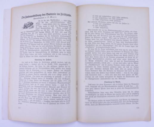 German WH Magazine 'Artilleristische Rundschau' 1937