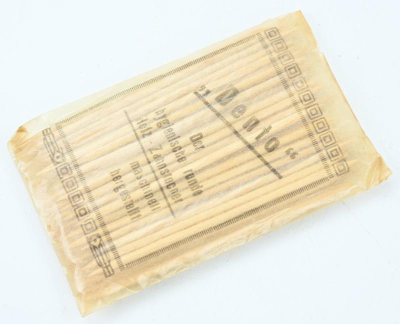 German Third Reich Era Package of Tooth Sticks