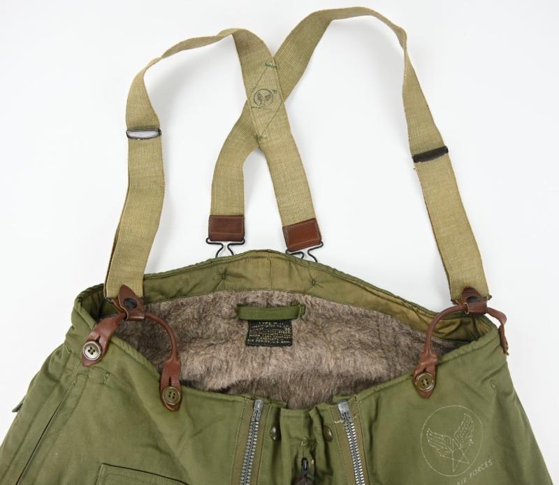 USAAF WW2 Winter Flying Trousers Type A-11 with Suspenders