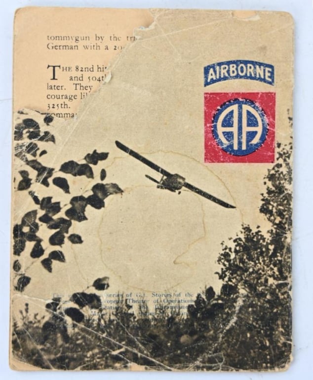 US WW2 82nd Airborne Division Booklet