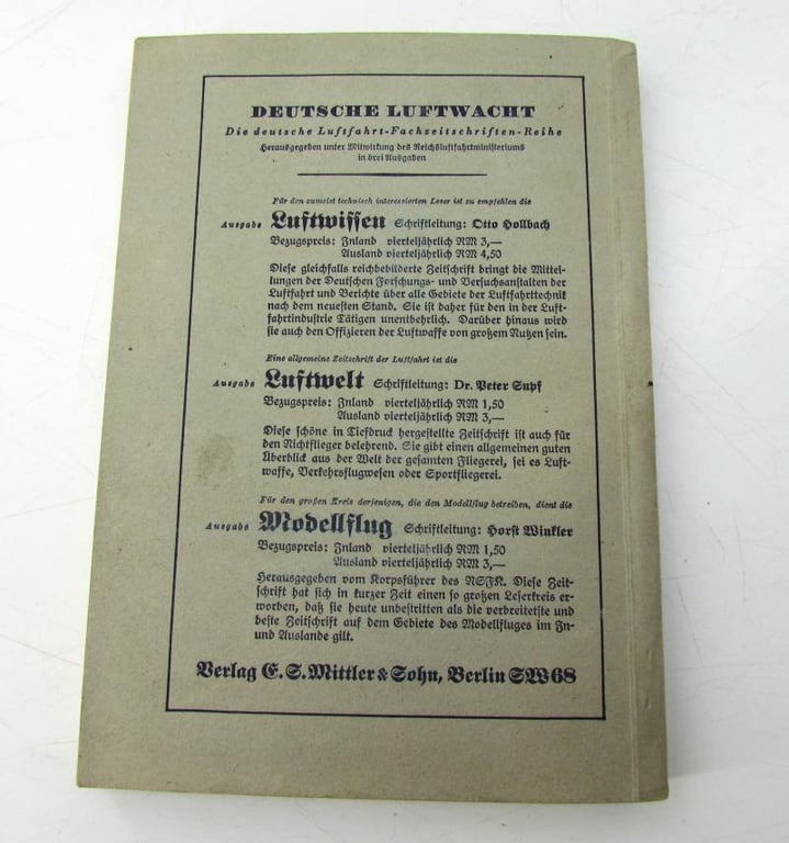 Luftwaffe Reibert (Soldiers Training Book)