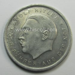 Unusual, N.S.D.A.P.-related token (ie. 'Erinnerungs- o. nichttragbare Medaille')...
